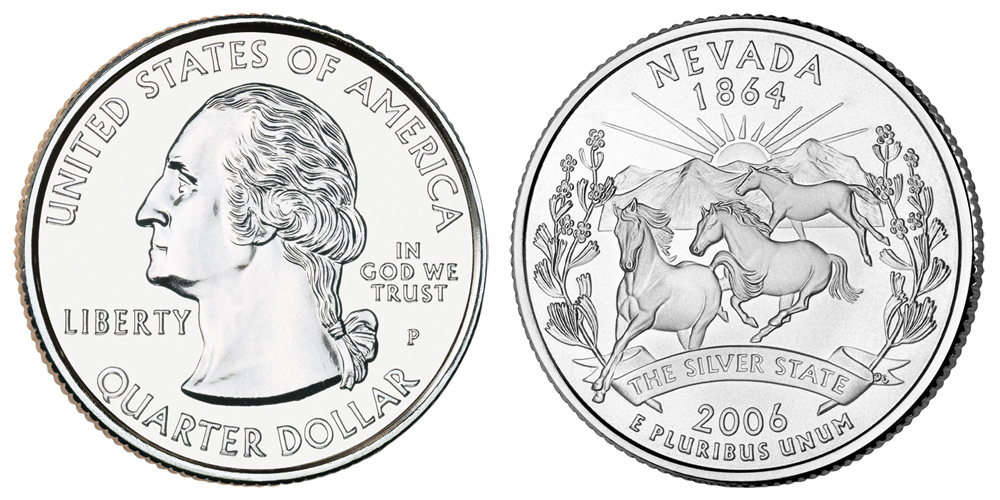 2006 P Nevada State Quarter 2006 P Nevada State Quarter