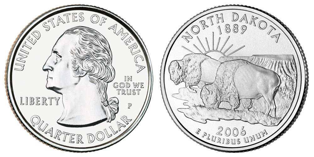 2006 P North Dakota State Quarter 2006 P North Dakota State Quarter