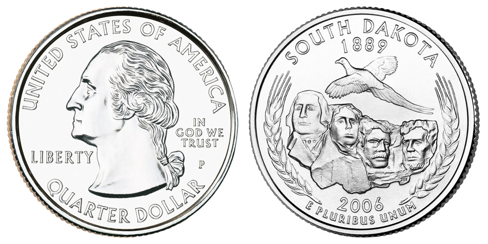 2006 P South Dakota State Quarter 