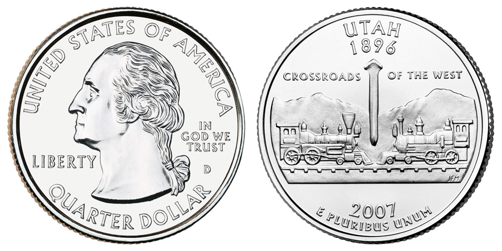 2007 D Utah State Quarter 2007 D Utah State Quarter