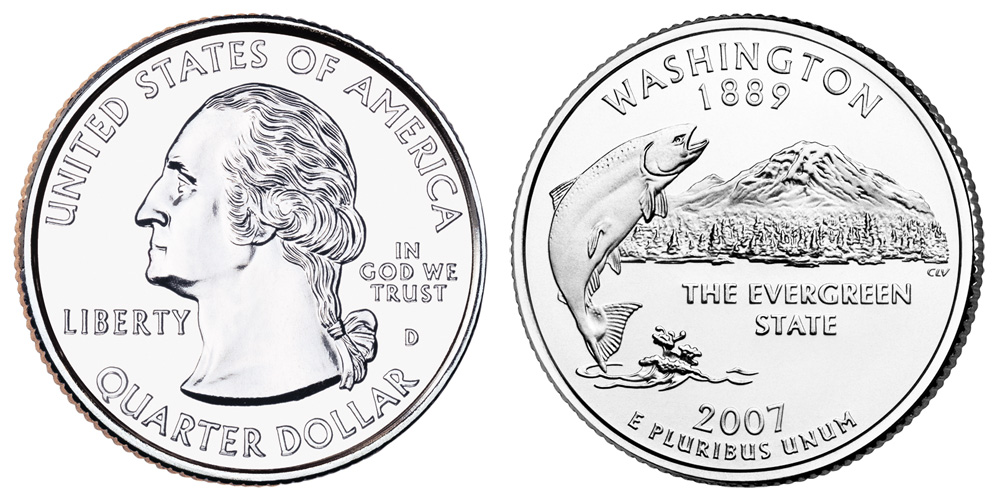 2007 D Washington Washington Quarter 2007 D Washington Washington Quarter