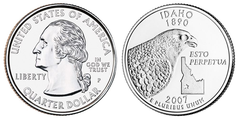 2007 P Idaho State Quarter 2007 P Idaho State Quarter