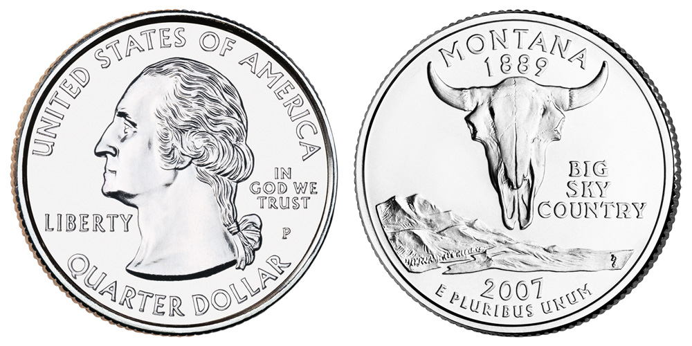 2007 P Montana State Quarter 2007 P Montana State Quarter