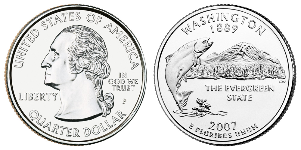2007 P Washington Washington Quarter 