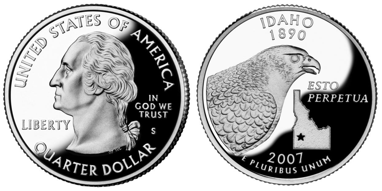 2007 S Idaho State Quarter 