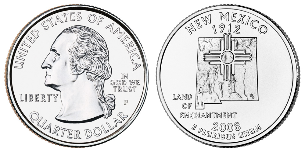 2008 P New Mexico State Quarter 2008 P New Mexico State Quarter