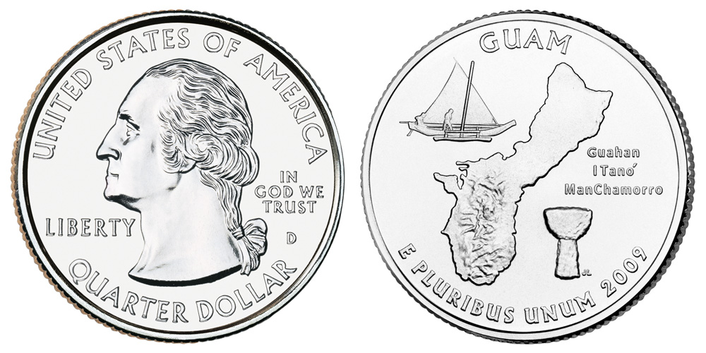 2009 D Guam US Territory Quarter 2009 D Guam US Territory Quarter
