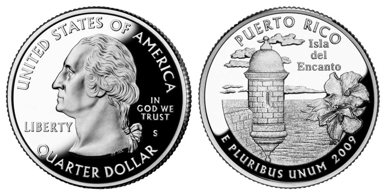 2009 S Puerto Rico US Territory Quarter 