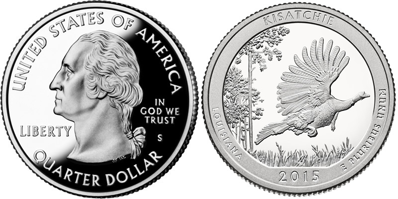 2015 S Kisatchie National Forest America the Beautiful Quarter 2015 S Kisatchie National Forest America the Beautiful Quarter