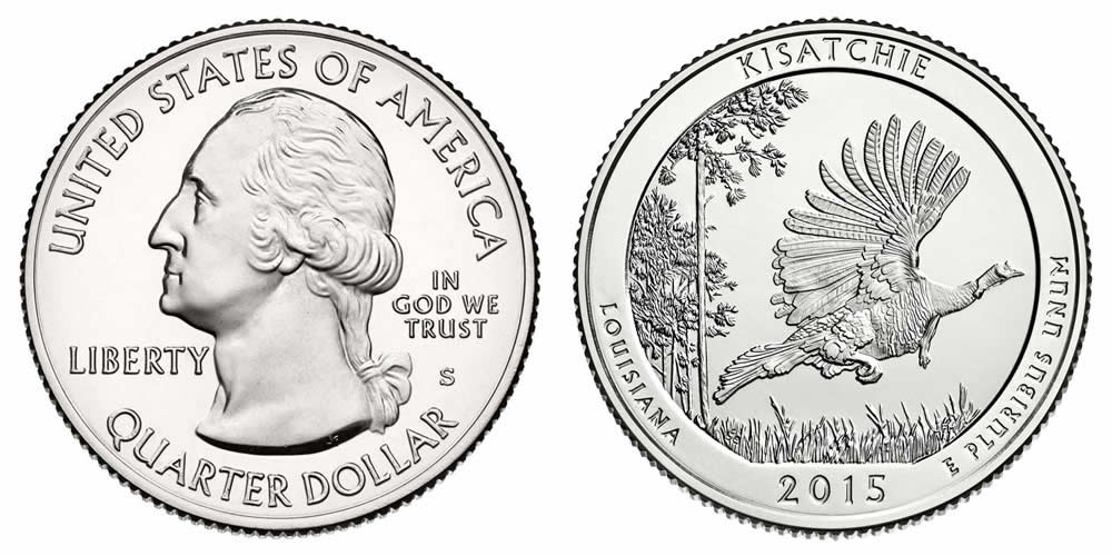 2015 S Kisatchie National Forest America the Beautiful Quarter 2015 S Kisatchie National Forest America the Beautiful Quarter