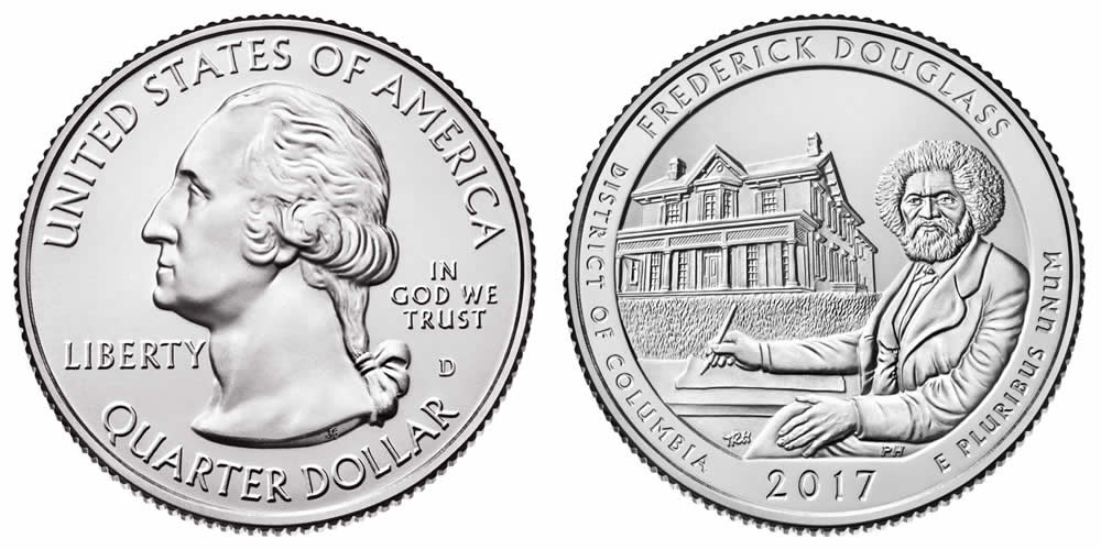 2017 D Frederick Douglass National Monument America the Beautiful Quarter 2017 D Frederick Douglass National Monument America the Beautiful Quarter