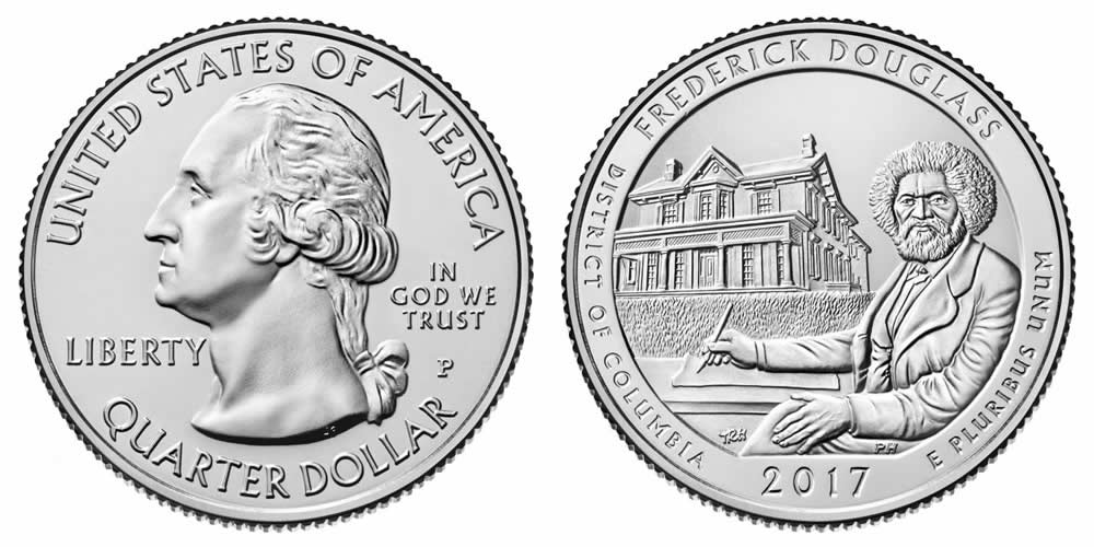 2017 P Frederick Douglass National Monument America the Beautiful Quarter 2017 P Frederick Douglass National Monument America the Beautiful Quarter
