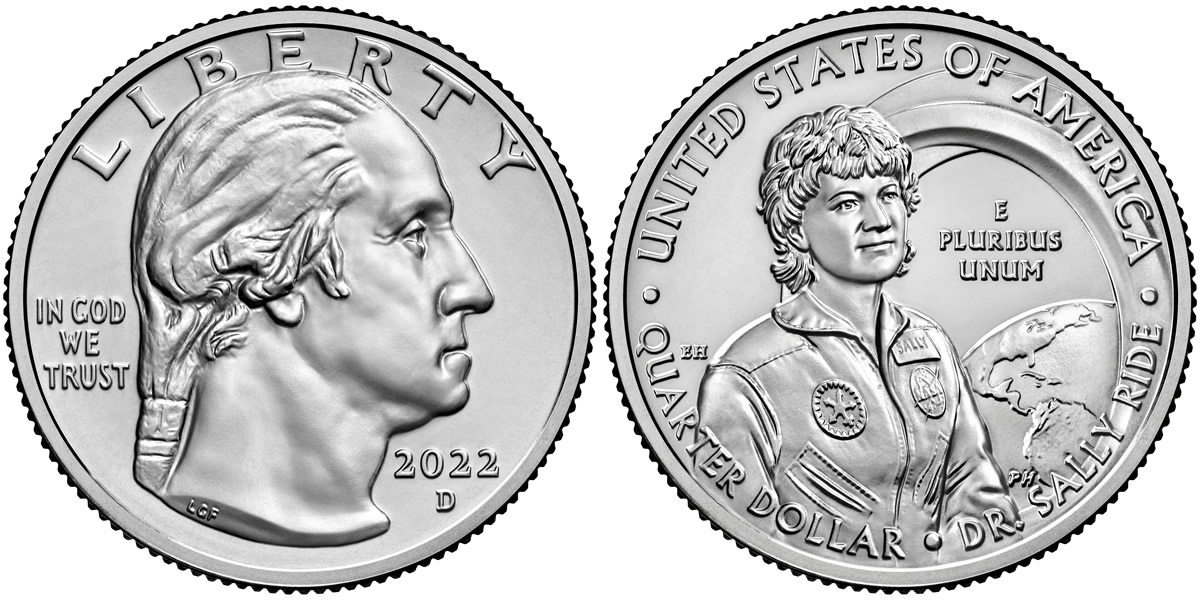 2022 D Sally Ride American (Prominent) Women Quarter 2022 D Sally Ride American (Prominent) Women Quarter