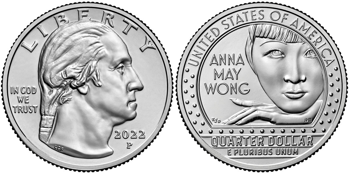 2022 P Anna May Wong American (Prominent) Women Quarter 2022 P Anna May Wong American (Prominent) Women Quarter