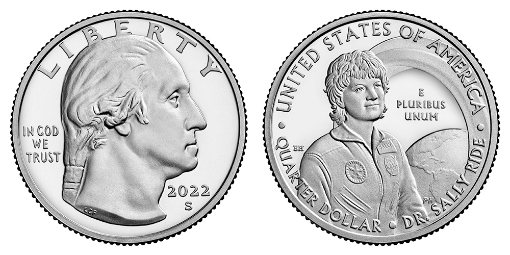 2022 S Sally Ride American (Prominent) Women Quarter 2022 S Sally Ride American (Prominent) Women Quarter