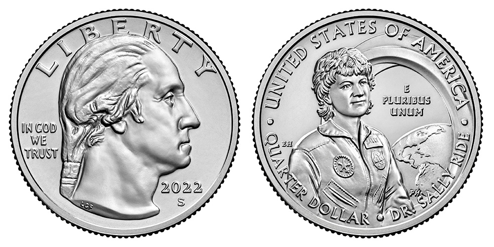 2022 S Sally Ride American (Prominent) Women Quarter 2022 S Sally Ride American (Prominent) Women Quarter