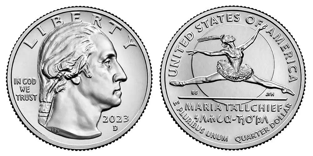 2023 D Maria Tallchief American (Prominent) Women Quarter 