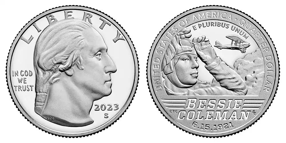 2023 S Bessie Coleman American (Prominent) Women Quarter 2023 S Bessie Coleman American (Prominent) Women Quarter