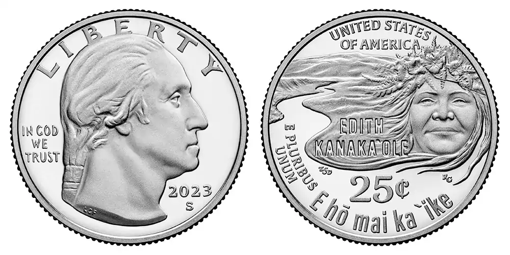 2023 S Edith Kanaka'ole American (Prominent) Women Quarter 2023 S Edith Kanaka'ole American (Prominent) Women Quarter