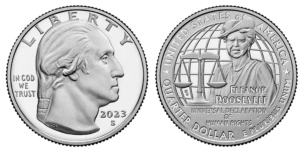 2023 S Eleanor Roosevelt American (Prominent) Women Quarter 2023 S Eleanor Roosevelt American (Prominent) Women Quarter
