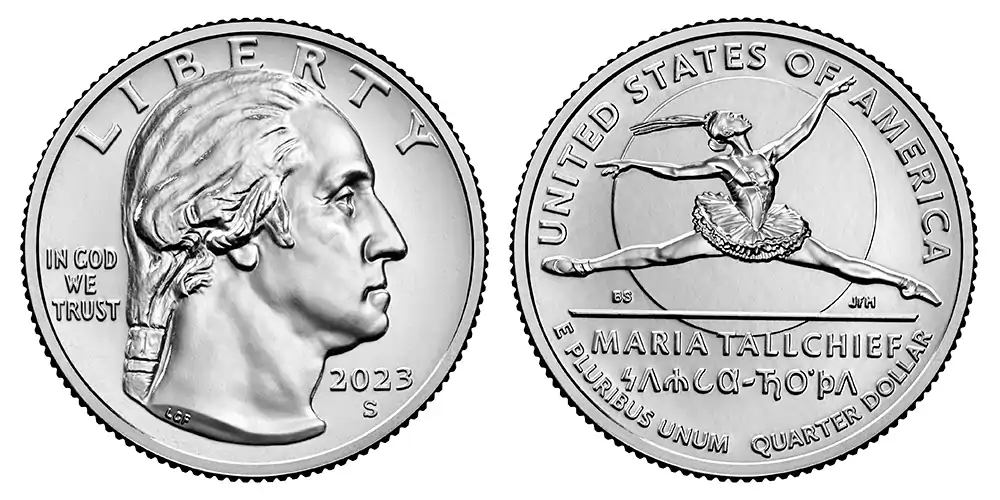 2023 S Maria Tallchief American (Prominent) Women Quarter 2023 S Maria Tallchief American (Prominent) Women Quarter