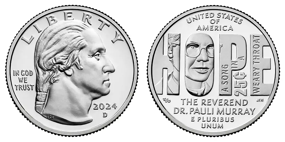 2024 D Pauli Murray American (Prominent) Women Quarter 