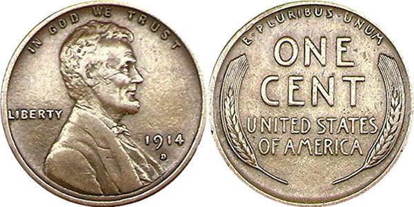 1914 D Lincoln Wheat Cent 1914 D Lincoln Wheat Cent