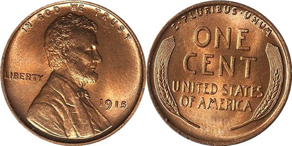 1915 Lincoln Wheat Cent 1915 Lincoln Wheat Cent