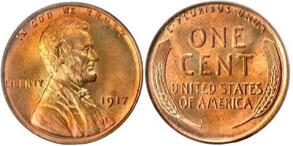 1917 Lincoln Wheat Cent 1917 Lincoln Wheat Cent