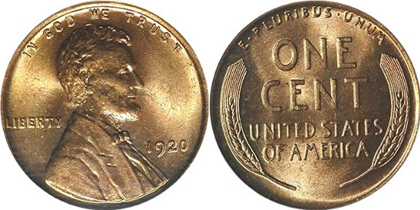 1920 Lincoln Wheat Cent 1920 Lincoln Wheat Cent