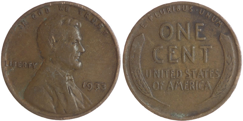 1933 Lincoln Wheat Cent 1933 Lincoln Wheat Cent