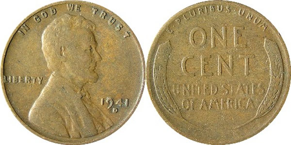 1941 D Lincoln Wheat Cent 1941 D Lincoln Wheat Cent