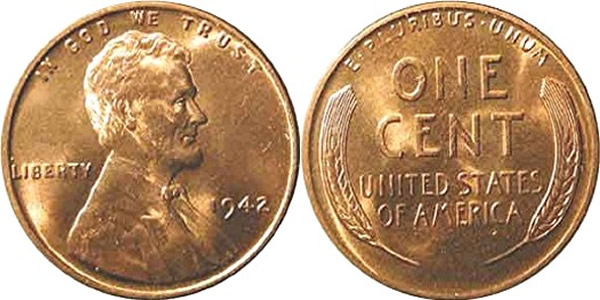 1942 Lincoln Wheat Cent 1942 Lincoln Wheat Cent