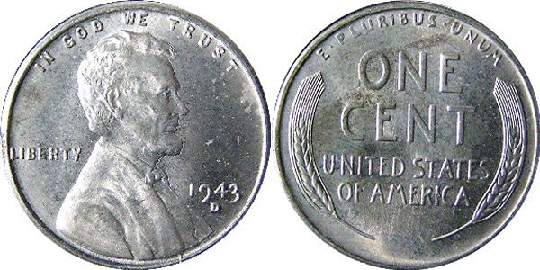 1943 D Lincoln Wheat Cent 1943 D Lincoln Wheat Cent