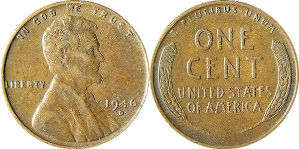 1946 D Lincoln Wheat Cent 1946 D Lincoln Wheat Cent