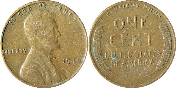 1946 Lincoln Wheat Cent 1946 Lincoln Wheat Cent
