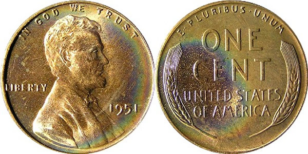 1951 Lincoln Wheat Cent 1951 Lincoln Wheat Cent