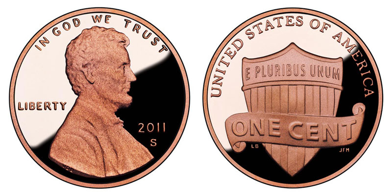 2011 S Lincoln Shield Cent 