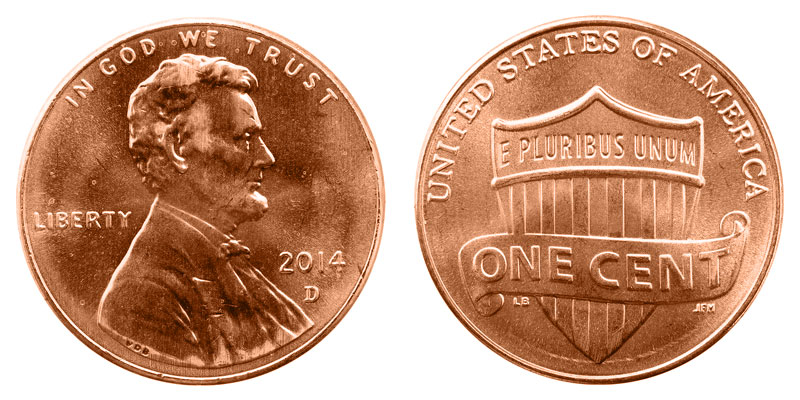 2014 D Lincoln Shield Cent 