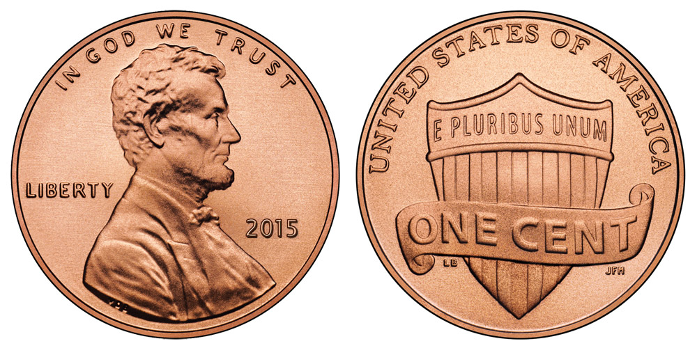 2015 Lincoln Shield Cent 