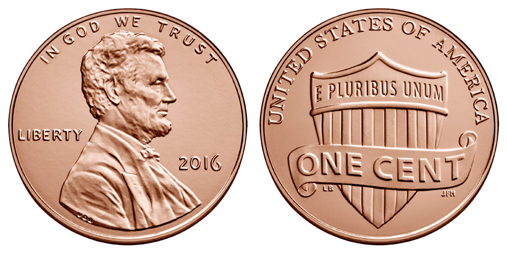 2016 Lincoln Shield Cent 