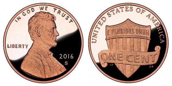 2016 S Lincoln Shield Cent 