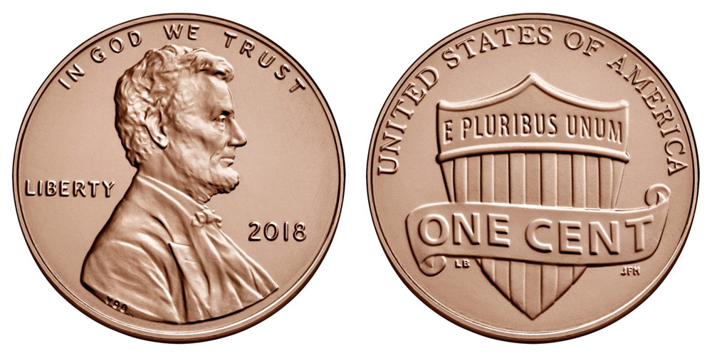2018 Lincoln Shield Cent 2018 Lincoln Shield Cent