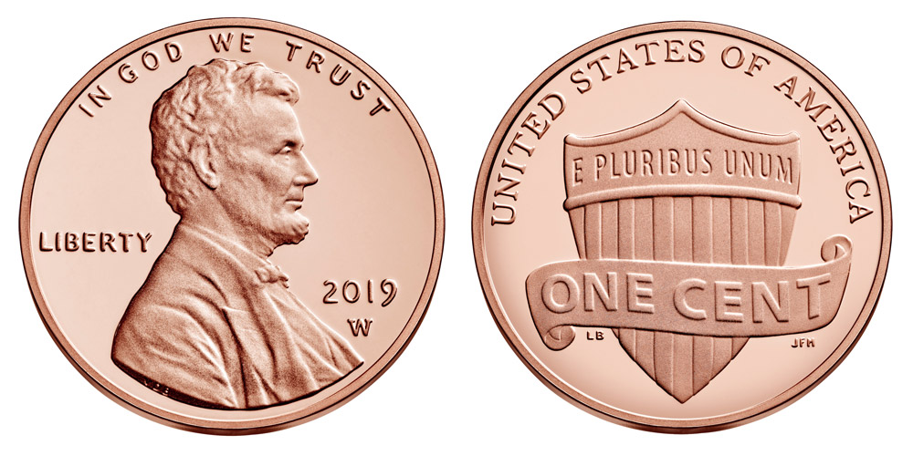 2019 W  Lincoln Shield Cent Proof 