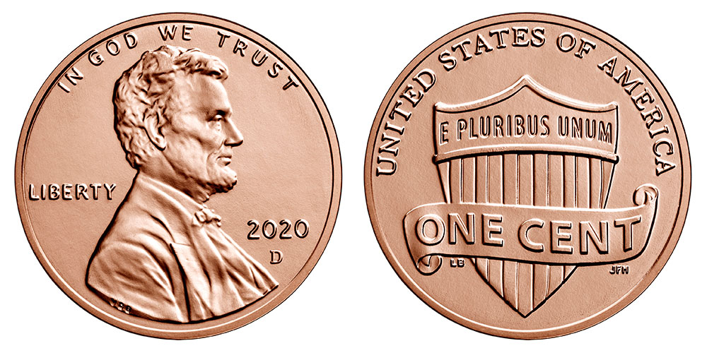 2020 D Lincoln Shield Cent 