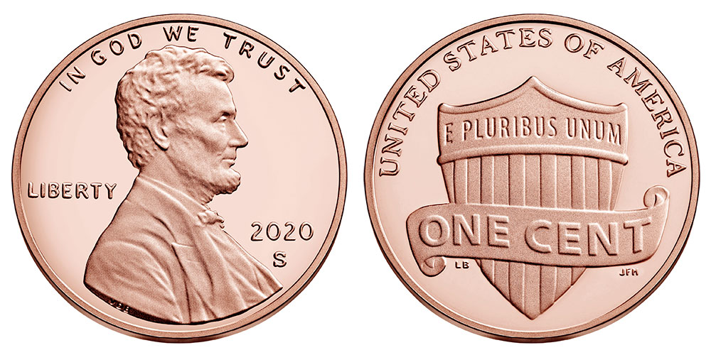 2020 S Lincoln Shield Cent 