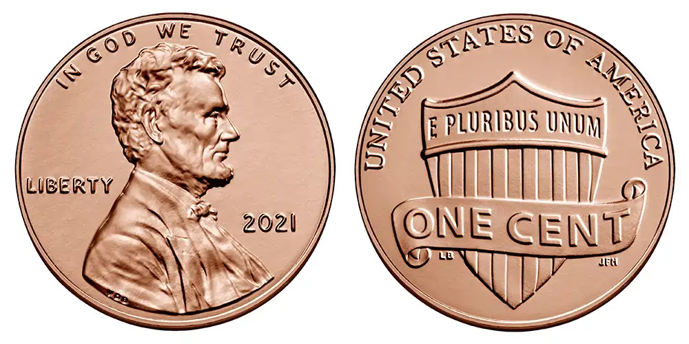 2021 Lincoln Shield Cent 2021 Lincoln Shield Cent