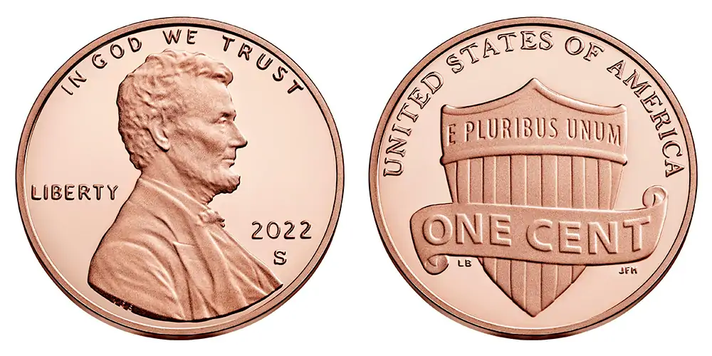 2022 S Lincoln Shield Cent 2022 S Lincoln Shield Cent