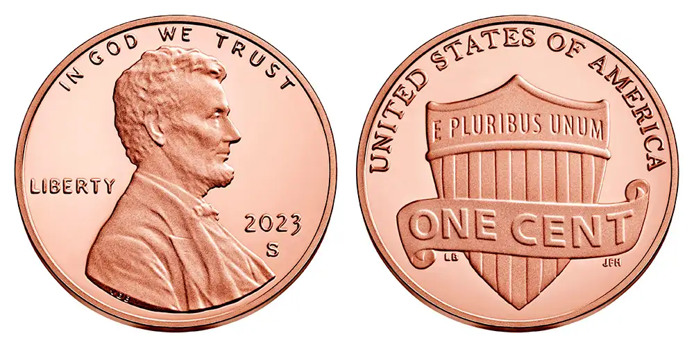2023 S Lincoln Shield Cent 2023 S Lincoln Shield Cent